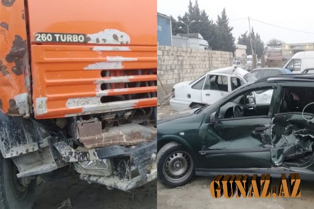 Sumqayıtda ağır yol qəzası olub- YARALANAN VAR