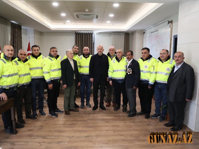 “Qardaş Köməyi” Platformasını təmsil edən heyət Türkiyədəki zəlzələ bölgəsində səfərdədir