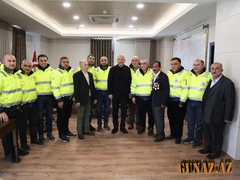 “Qardaş Köməyi” Platformasını təmsil edən heyət Türkiyədəki zəlzələ bölgəsində səfərdədir