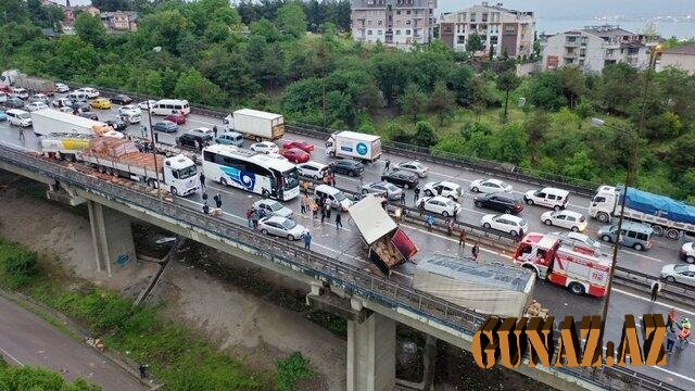 Türkiyədə 58 maşın toqquşdu: xəsarət alanlar var