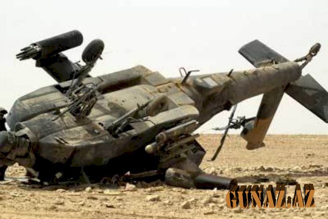İsraildə helikopter qəzaya uğradı