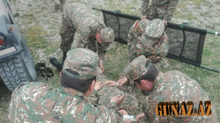 Erməni əsgər güllələndi