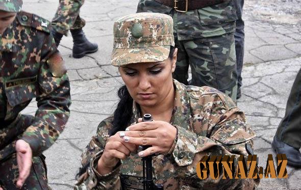 Ermənistanda qadınlar hərbi xidmətə çağırıla bilər