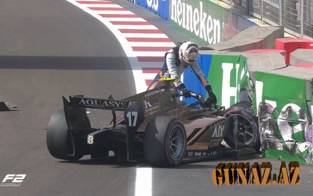 “Formula 2"nin pilotu qəza keçirdi