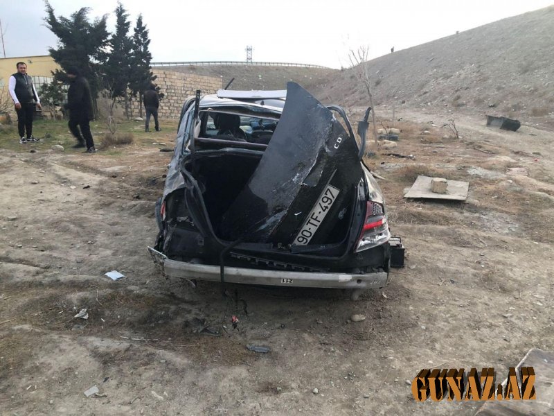 Dəhşətli qəza baş verdi