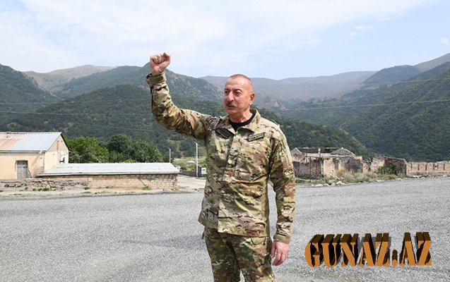 İlham Əliyev Kəlbəcərə getdi