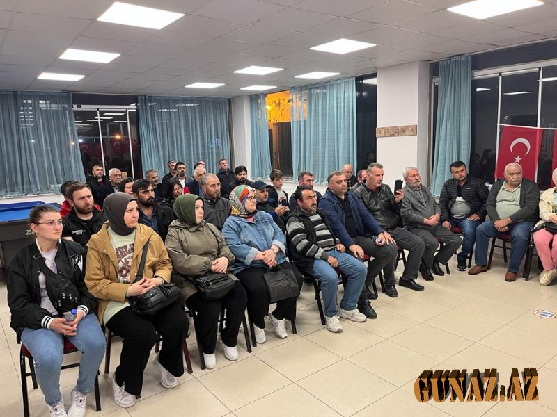 Çanaqqala şəhərində yaşayan türk ölkələrinin vətəndaşları bir arada