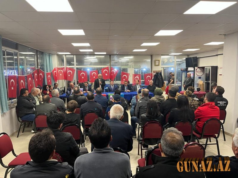 Çanaqqala şəhərində yaşayan türk ölkələrinin vətəndaşları bir arada