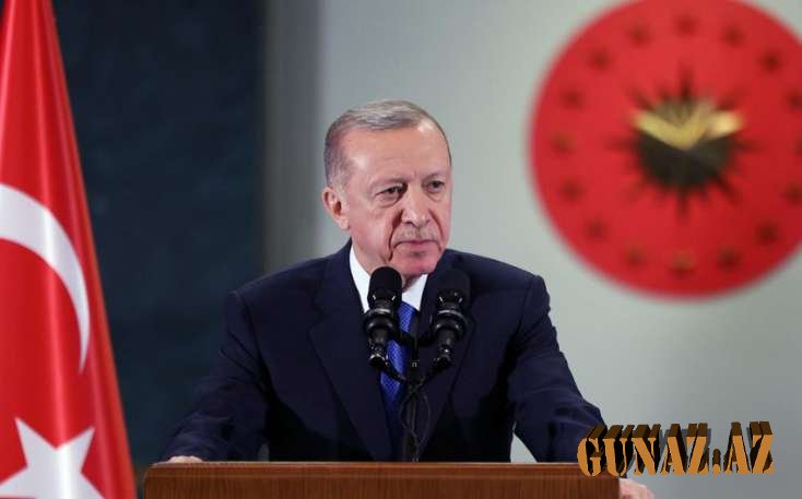 Ərdoğan Azərbaycanda hər ailədə beş uşaq olmasını arzu edib