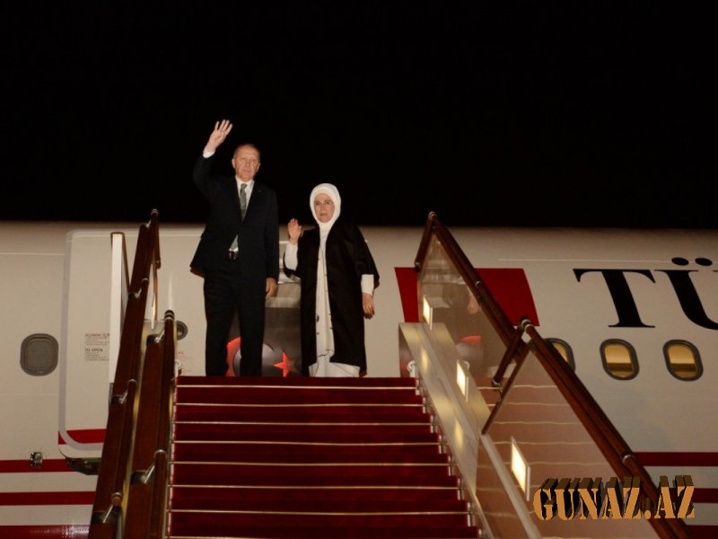 Ərdoğanın Azərbaycana səfəri başa çatdı