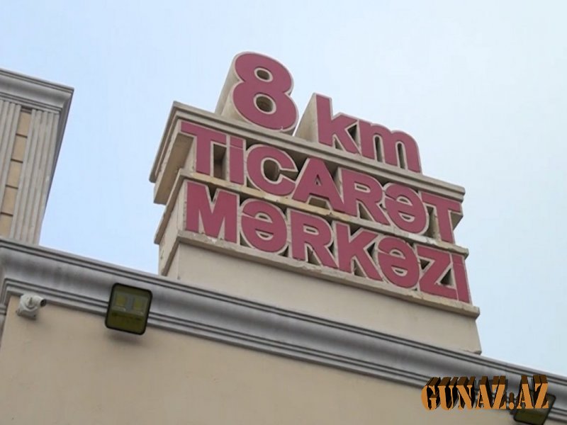 "8-ci kilometr bazarı"nda yanğın