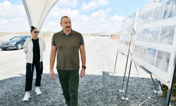 Prezident və xanımı İstisuda görülən işlərlə tanış olublar