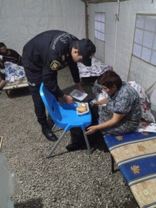 FHN Qarabağın erməniəsilli əhalisi üçün çadırlar qurub - FOTO