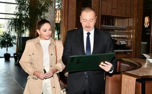 İlham Əliyev və xanımı İsmayıllıya getdi