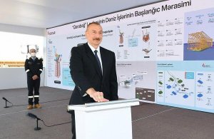 İlham Əliyev Neftçalaya səfər edib