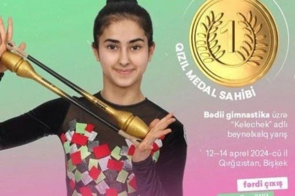 Azərbaycan gimnastı qızıl qazanıb