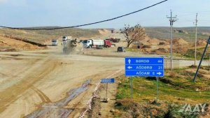 Əsgəran avtomobil yolunun inşasına başlanıb-FOTOLAR