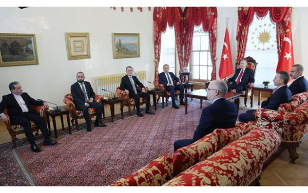 Türkiyə lideri 4 ölkənin nazirlərini qəbul etdi