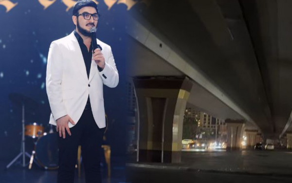 "Yeni təmir olunan körpüdən su axır"