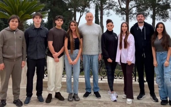 Prezidentin ailəsi ilə yeni fotosu