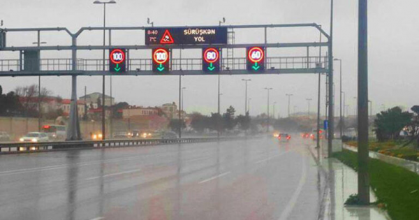 Bu yolda sürət həddi ENDİRİLDİ