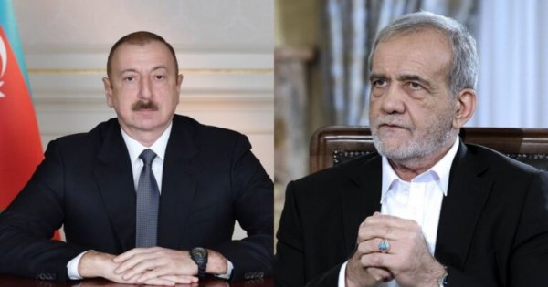 Pezeşkian Əliyevlə görüşdü