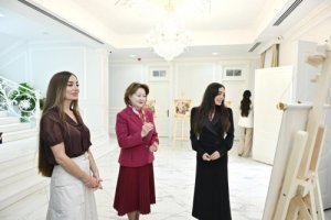 Leyla və Arzu Əliyevalar Türk Mədəniyyəti və İrsi Fondunun qonağı olublar