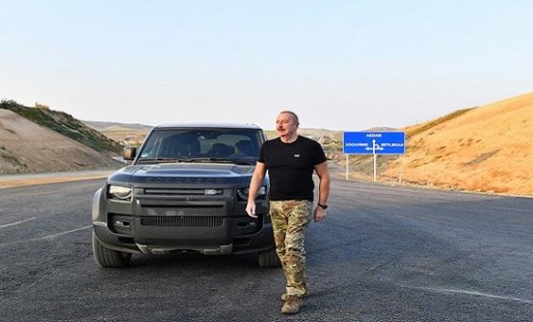 İlham Əliyev Ağdamda səfərdədir