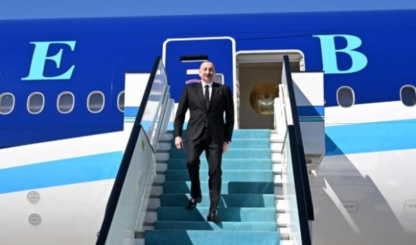İlham Əliyev Türkmənistanda işgüzar səfərdədir