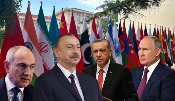 Əliyev, Ərdoğan, Putin və Paşinyan bir arada