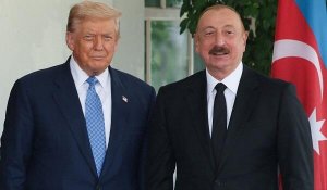 İlham Əliyevlə Trampın görüşü başladı