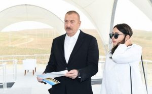 İlham Əliyev və xanımı Gəncədə...
