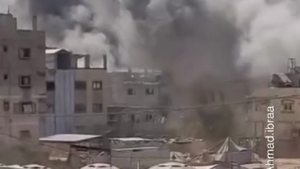 İsrailin bombardmanı davam edir