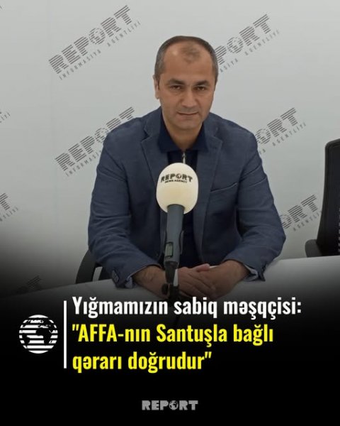 Mahmud Qurbanov: "Baş məşqçinin istefaya göndərməsi DOĞRU QƏRARDIR"
