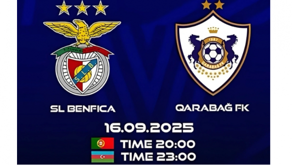 "Benfika" - "Qarabağ" matçının hakimləri müəyyənləşdi