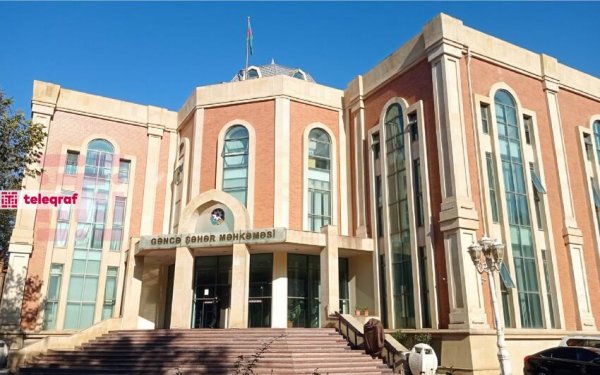 Gəncə Şəhər Məhkəməsində yanğın oldu