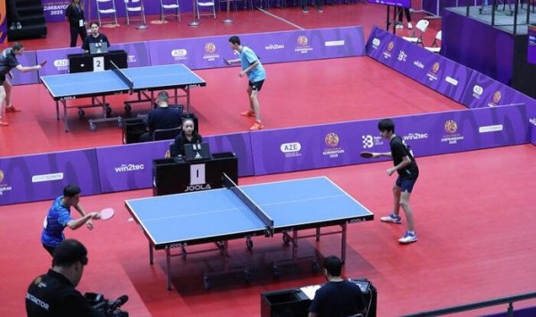 Stolüstü tennis üzrə komanda yarışlarına yekun vurulub-İLK QƏLƏBƏ