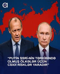 Almaniya Kansleri: Putin Sovet İttifaqının bərpasında maraqlıdır