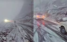 Bu yol tamamilə buz bağladı-EHTİYATLI OLUN