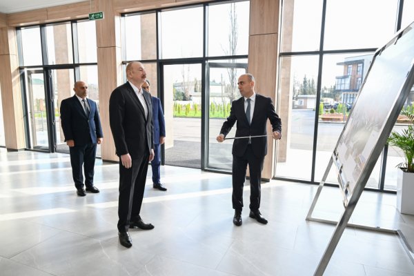 Prezident Lənkərana getdi - FOTOLAR
