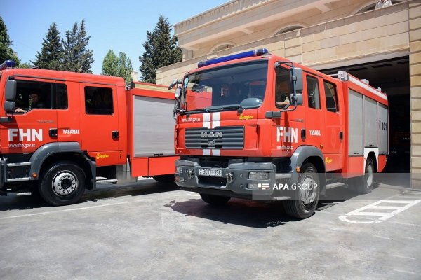FHN: Ötən həftə 219 yanğına çıxış olub, 48 nəfər xilas edilib
