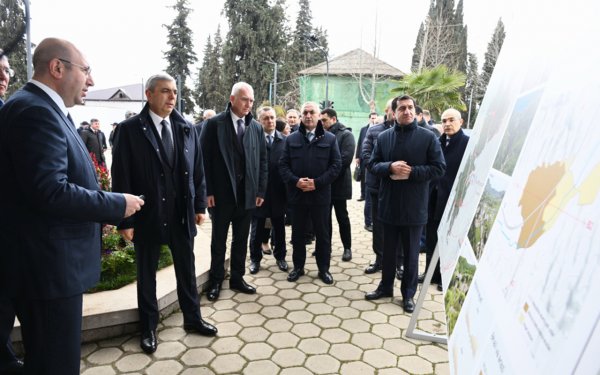 Məmurlar Xocavəndin Baş planı ilə tanış oldular.