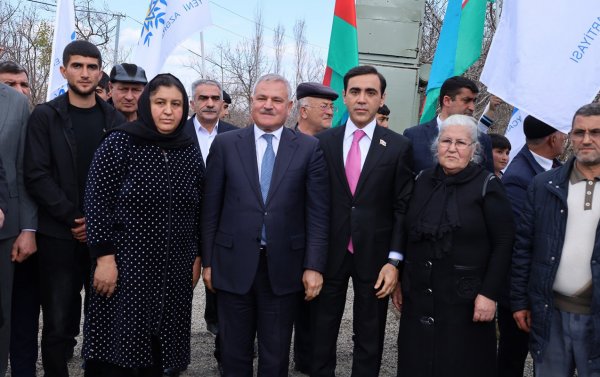 Millət vəkili Tərtərdə su açılışında
