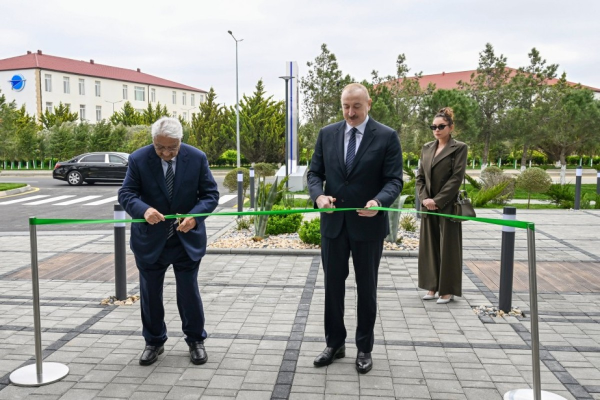Prezident  Təlim Mərkəzinin açılışında iştirak edib