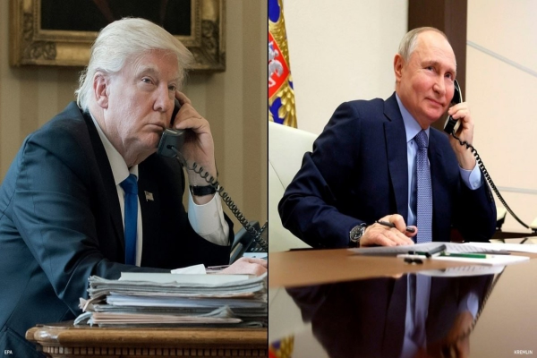 Putinlə Tramp arasında telefon danışığı olub