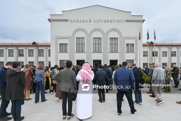 Diplomatik korpusun nümayəndələri Qarabağ Universitetini ziyarət ediblər