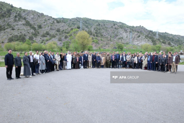 Xarici diplomatlar Laçında səfərdədirlər