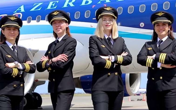 Azərbaycanda qadın pilotların sayı açıqlanıb
