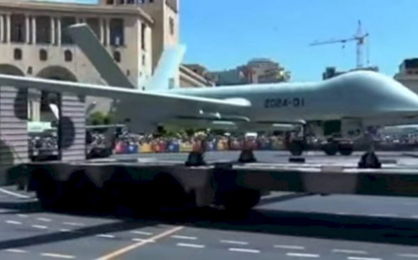 İrəvanda Çindən alınmış dron nümayiş etdirildi — VİDEO