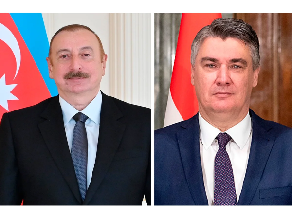 İlham Əliyev Xorvatiya Prezidentini təbrik etdi